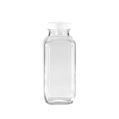 Square Glass Milk Bottle | Fox Run Brands