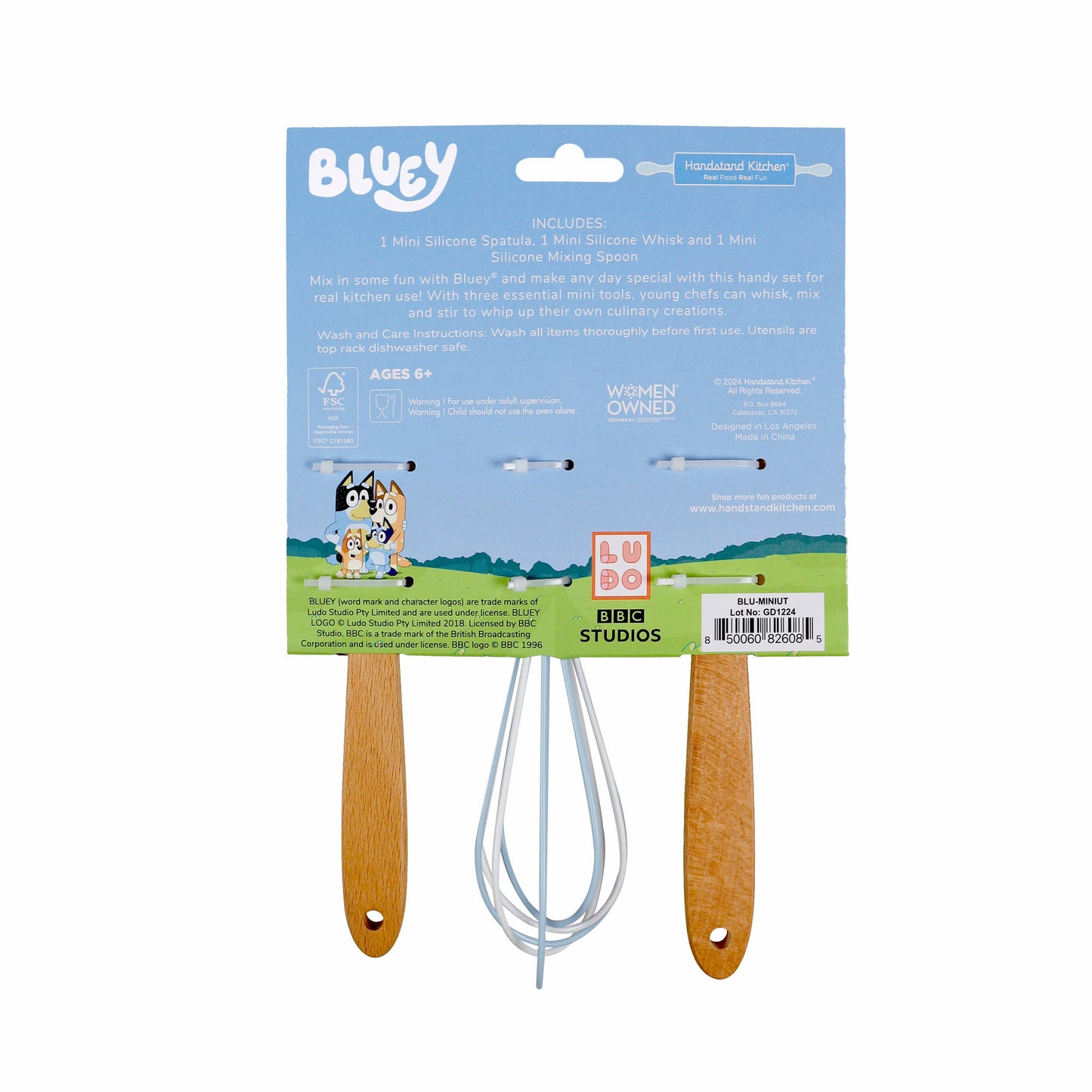 Bluey Mini Utensil Set | Handstand Kitchen
