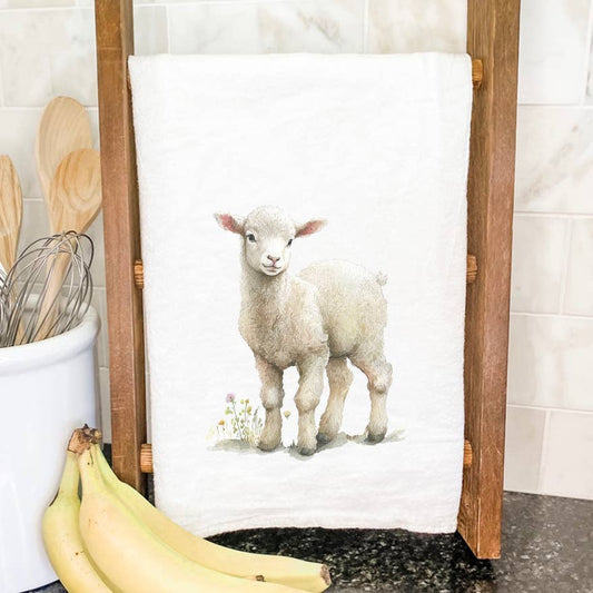 Easter Lamb Towel | Indigo Tangerine
