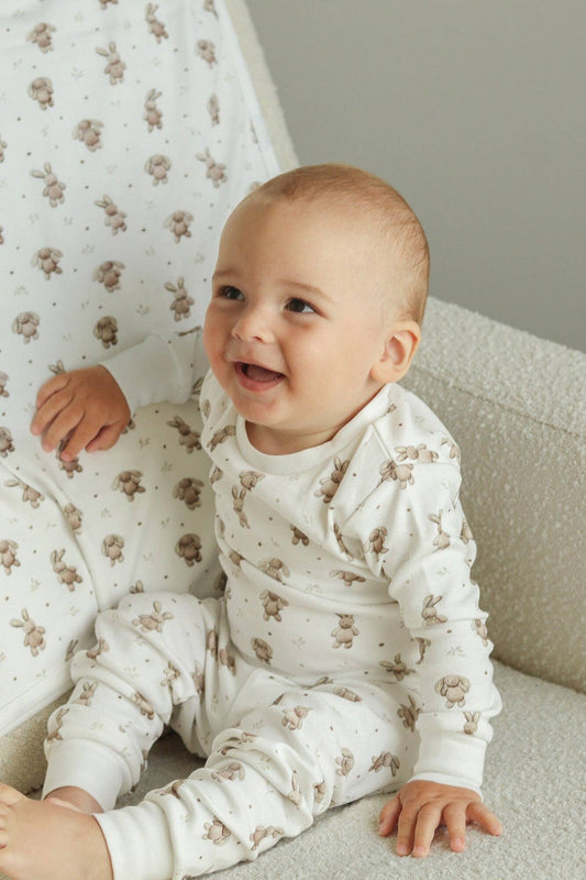 Bunny Shadow Organic PJ Set | L'ovedbaby