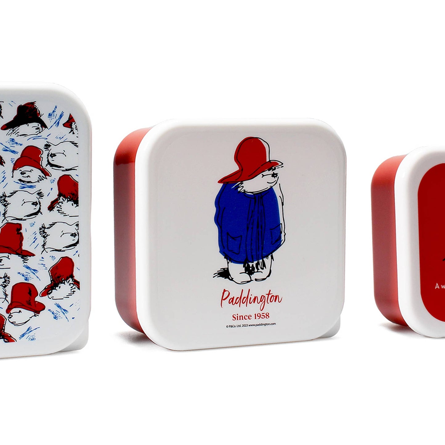 Paddington Snack Boxes - Set of 3 | Half Moon Bay By Design