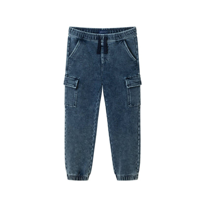 Kids Buttondown Denim Jogger Set | Andy & Evan