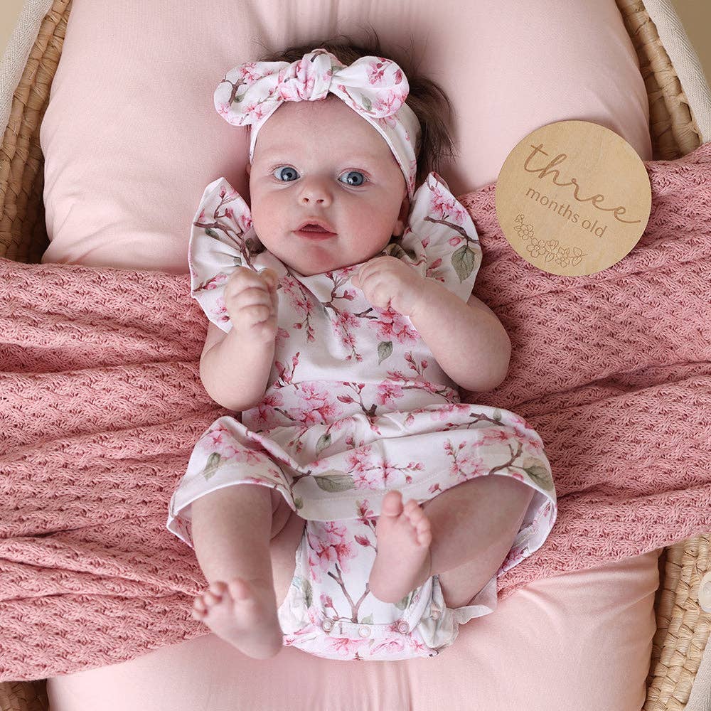 Cherry Blossom Organic Dress | Snuggle Hunny