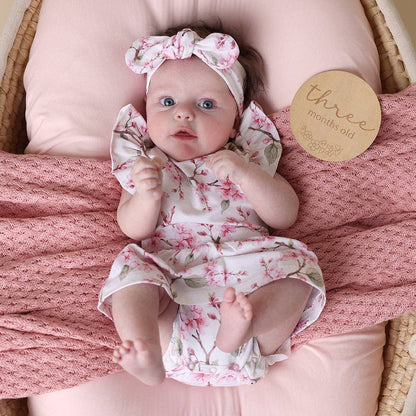 Cherry Blossom Organic Dress | Snuggle Hunny