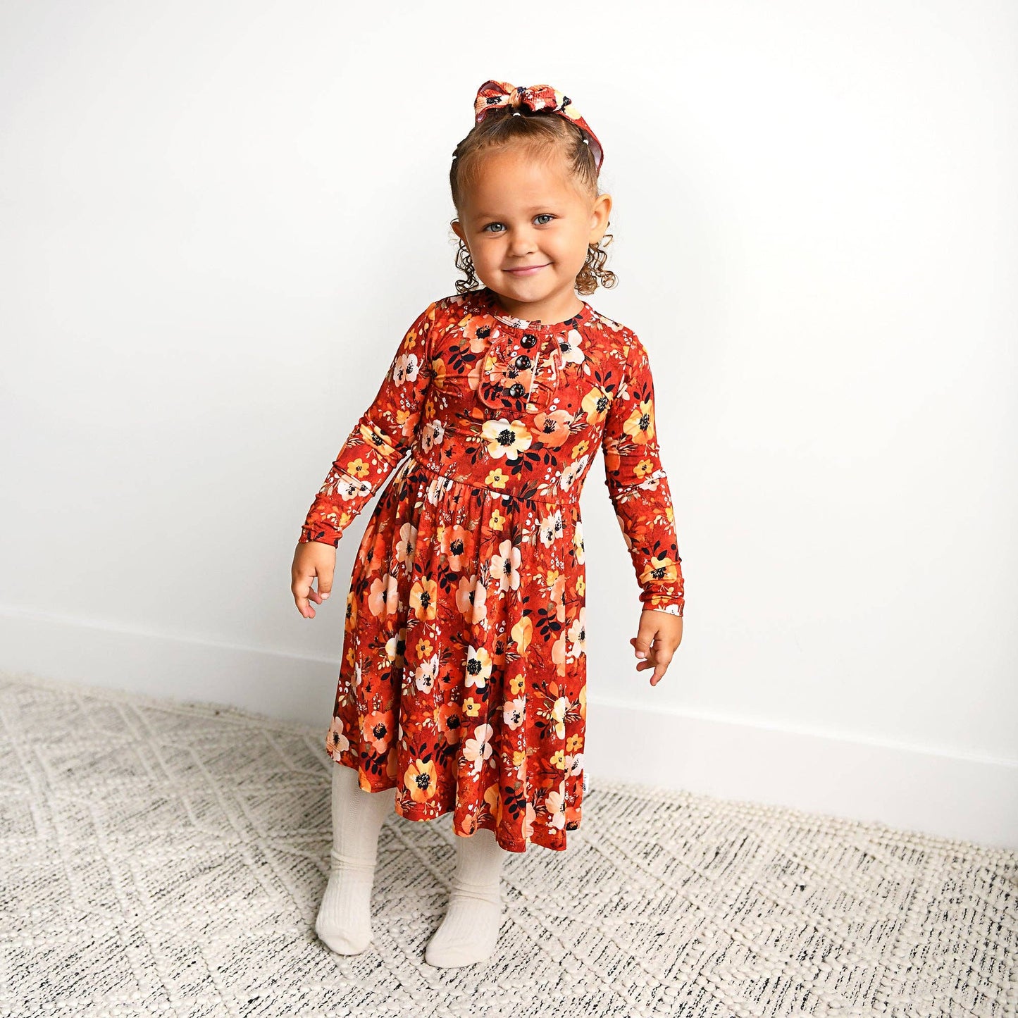 Auburn Twirl Dress | Gigi & Max