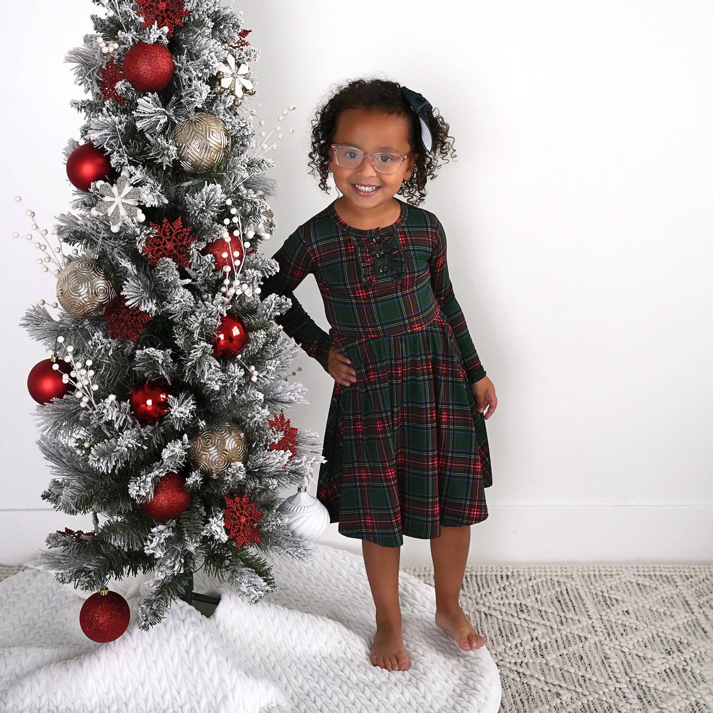 Kane Tartan Bamboo Dress | Gigi & Max