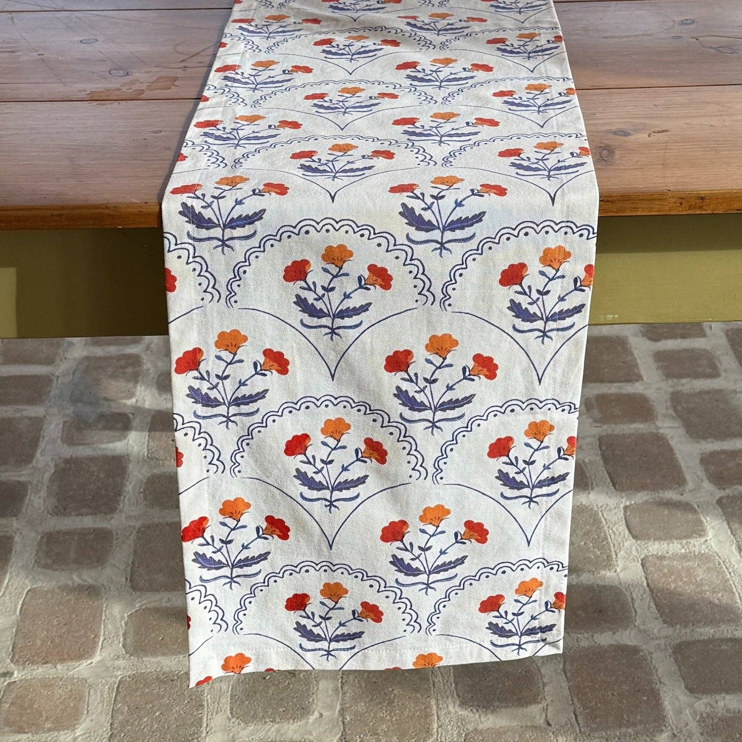 Elodie Table Runner | Mahogany