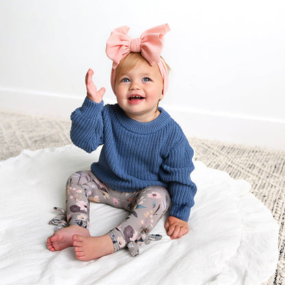 Steel Blue Sweater | Gigi & Max