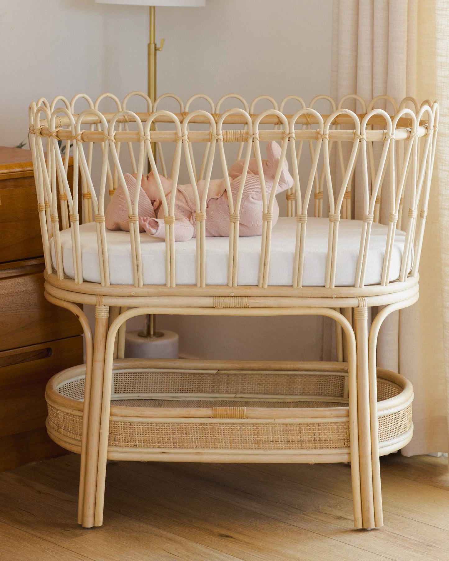 Baby Beanie - Heathered Rose | Quincy Mae