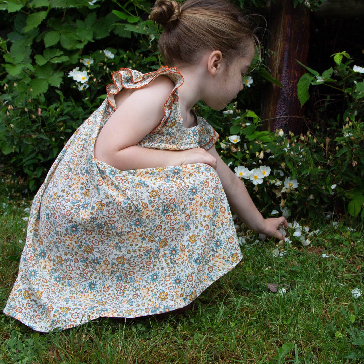 Everly Dress - Cottonfield Floral | Beet World