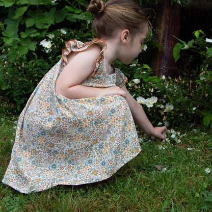 Everly Dress - Cottonfield Floral | Beet World