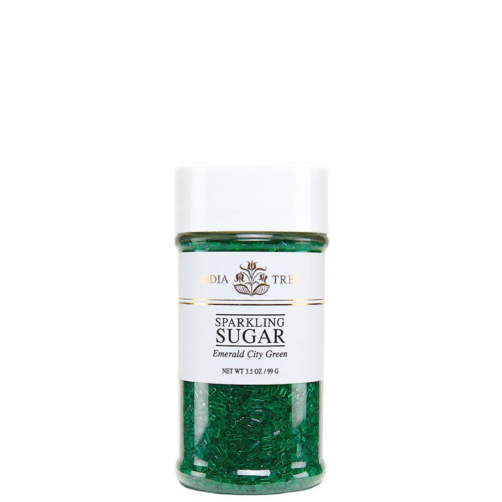 Emerald City Green Sparkling Sugar | India Tree