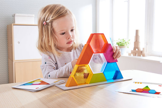 Color Crystals 15 Piece Stacking Game | HABA