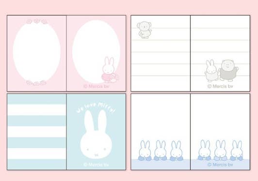 Miffy Mini Memo Notebook | K-Wonderland