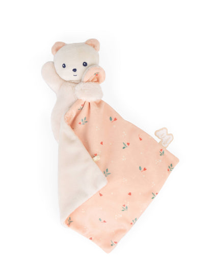 Comforting Peach Bear Blanket - Doudou | Janod