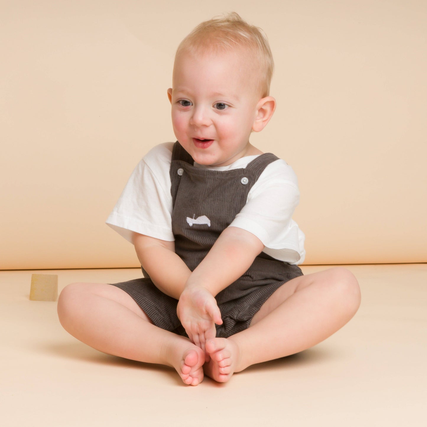 Baby Jumper - Gray Corduroy | Beet World