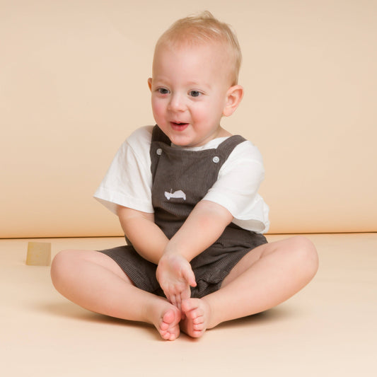 Baby Jumper - Gray Corduroy | Beet World