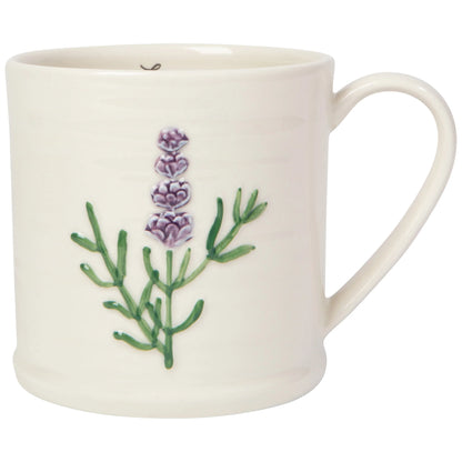 Lavender Embossed Mug | Now Designs