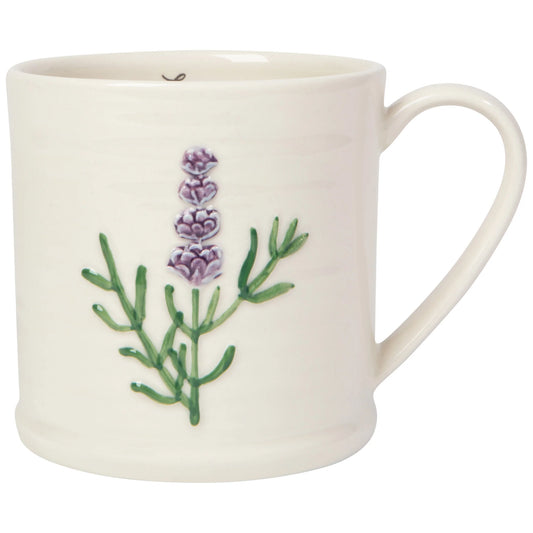 Lavender Embossed Mug | Now Designs