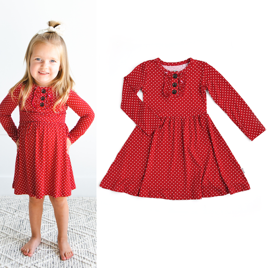 Ivy Red Dot Dress | Gigi & Max