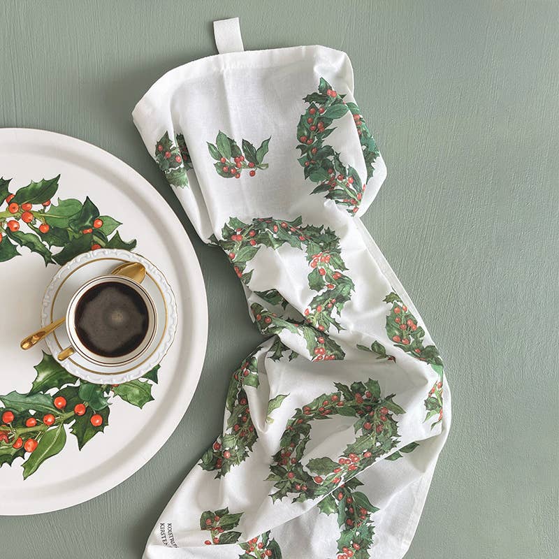 Holly Wreath Serving Tray | Koustrup & Co