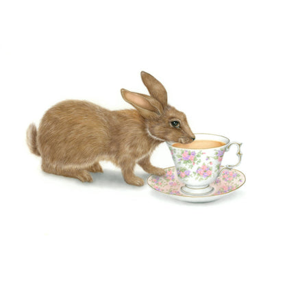 "Tea with Peter Rabbit" Blank Card | Ripples Greeting Cards