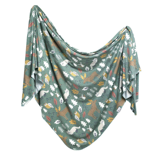 Atwood Swaddle Blanket | Copper Pearl