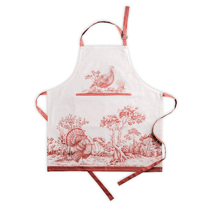 Holy Jouy - Brown Cotton Apron | Maison d'Hermine