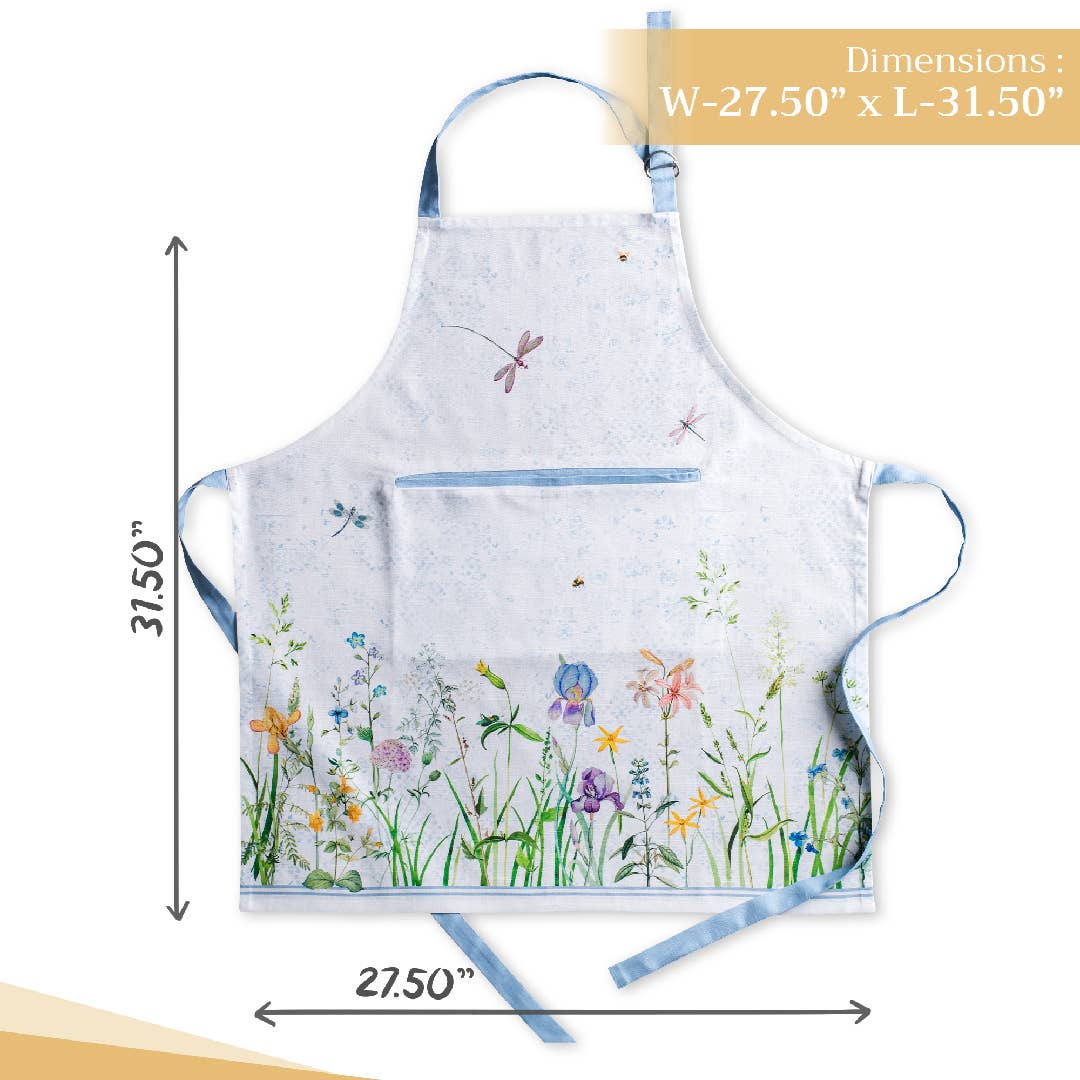 Fleurs De Mai Apron | Maison d'Hermine