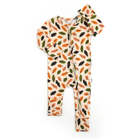 Fall Leaves Romper | Gigi & Max