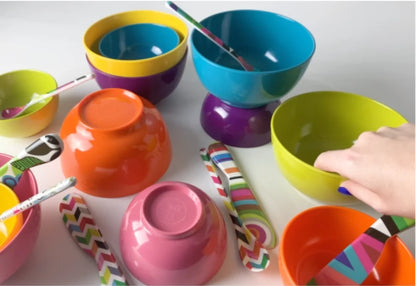 Set of 6 Small Bowls 22 oz (Various Colors) | French Bull