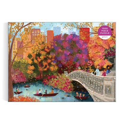 Joy Laforme Autumn on Bow Bridge Puzzle (1000 Piece) | Galison