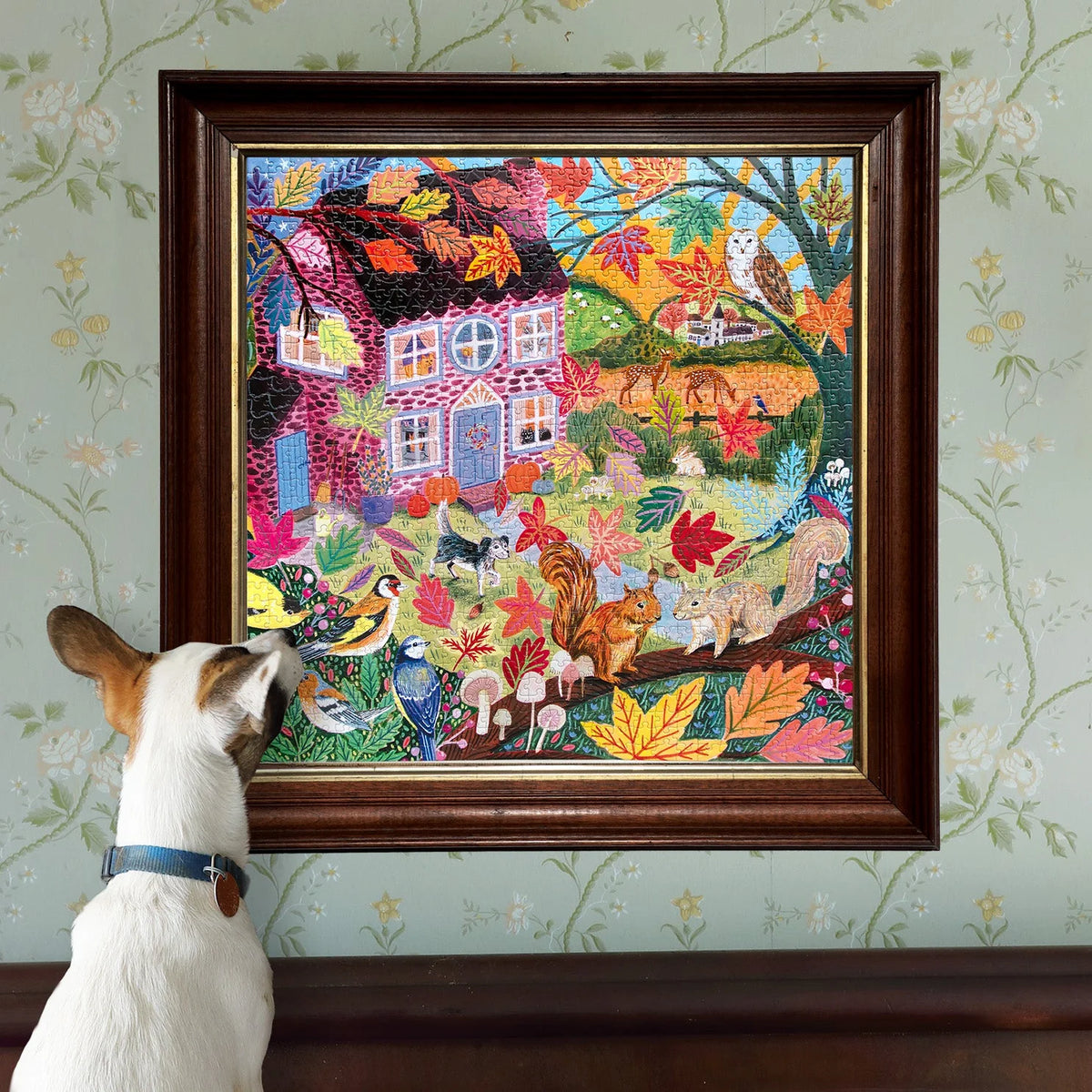 Autumn Cottage Puzzle (1000pc) | Eeboo