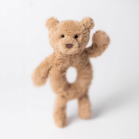 Bartholomew Bear Ring Rattle | Jellycat