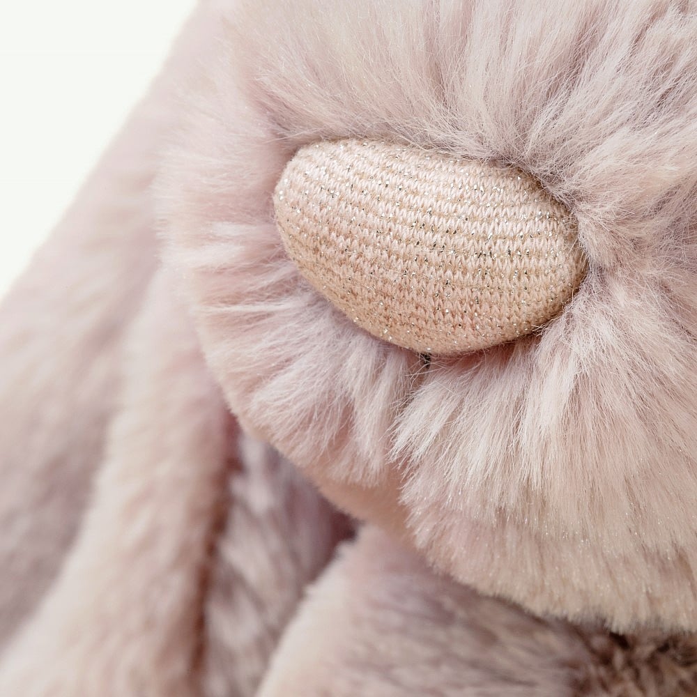 Bashful Luxe Rosa Bunny (Medium) | Jellycat
