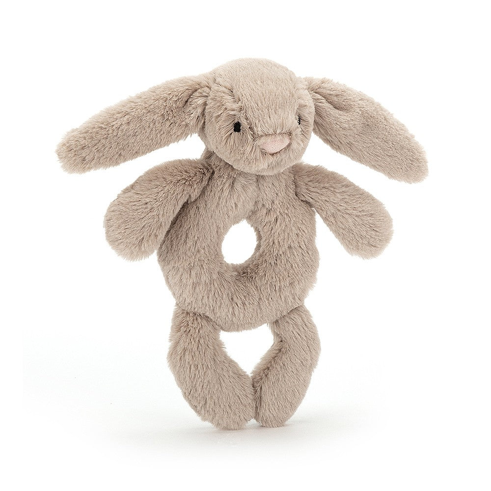 Beige Bunny Ring Rattle | Jellycat