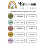 Ruffle Footie (Various Colors) | Emerson & Friends