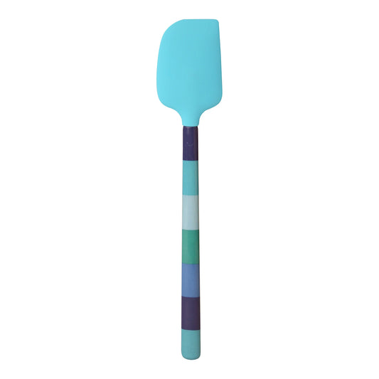 Blue Ocean Stripe Silicone Spatula | French Bull