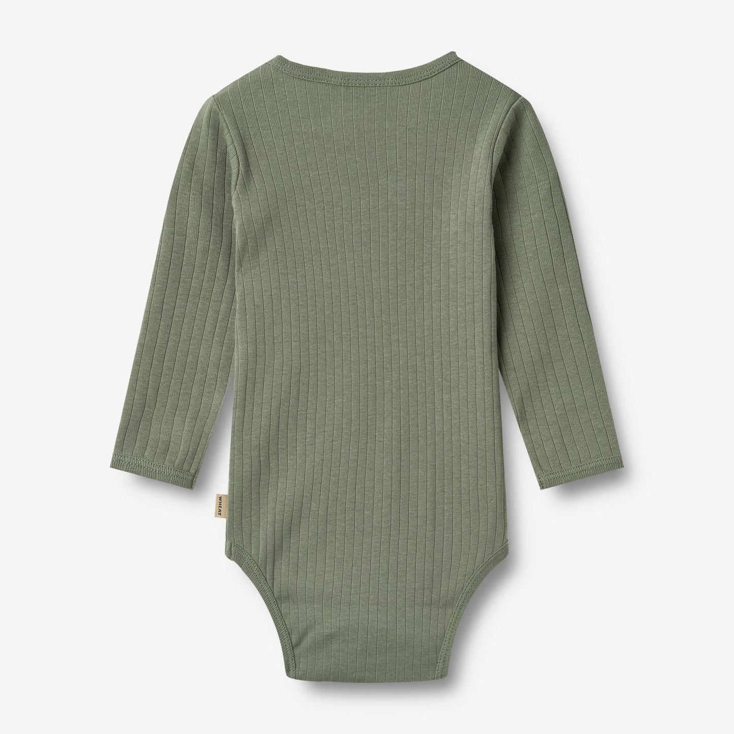 Berti Long Sleeve Bodysuit - Dusty Green | Wheat