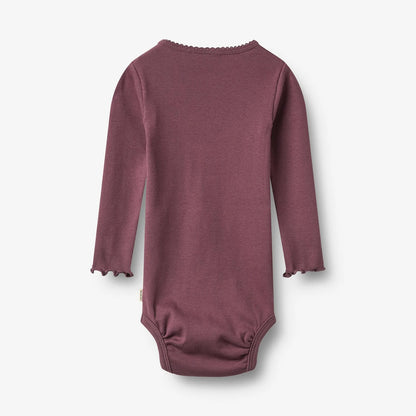 Regitize Eggplant Bodysuit | Wheat