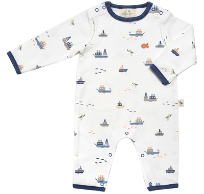 Nautical Print Romper | Albetta