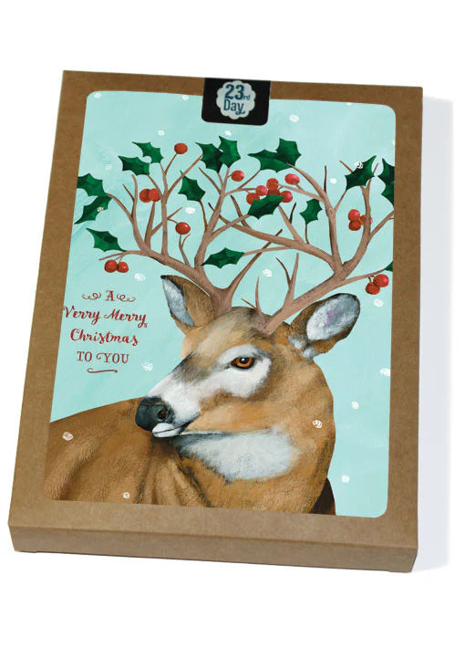 Winter Deer Boxed Card Set | 23rd Day