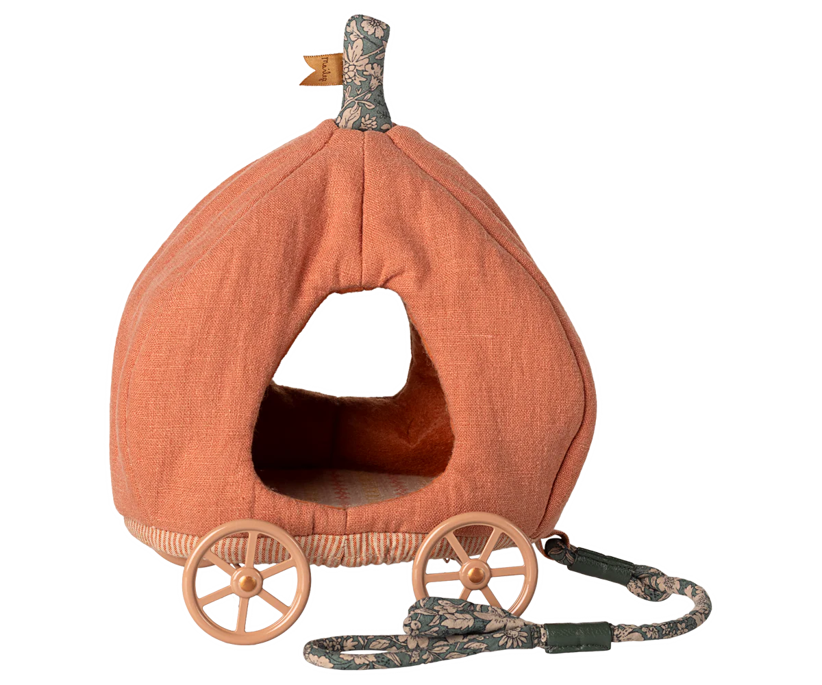 Pumpkin Carriage, Mouse | Maileg￼