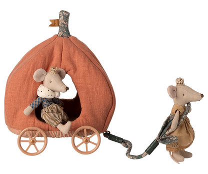 Pumpkin Carriage, Mouse | Maileg￼