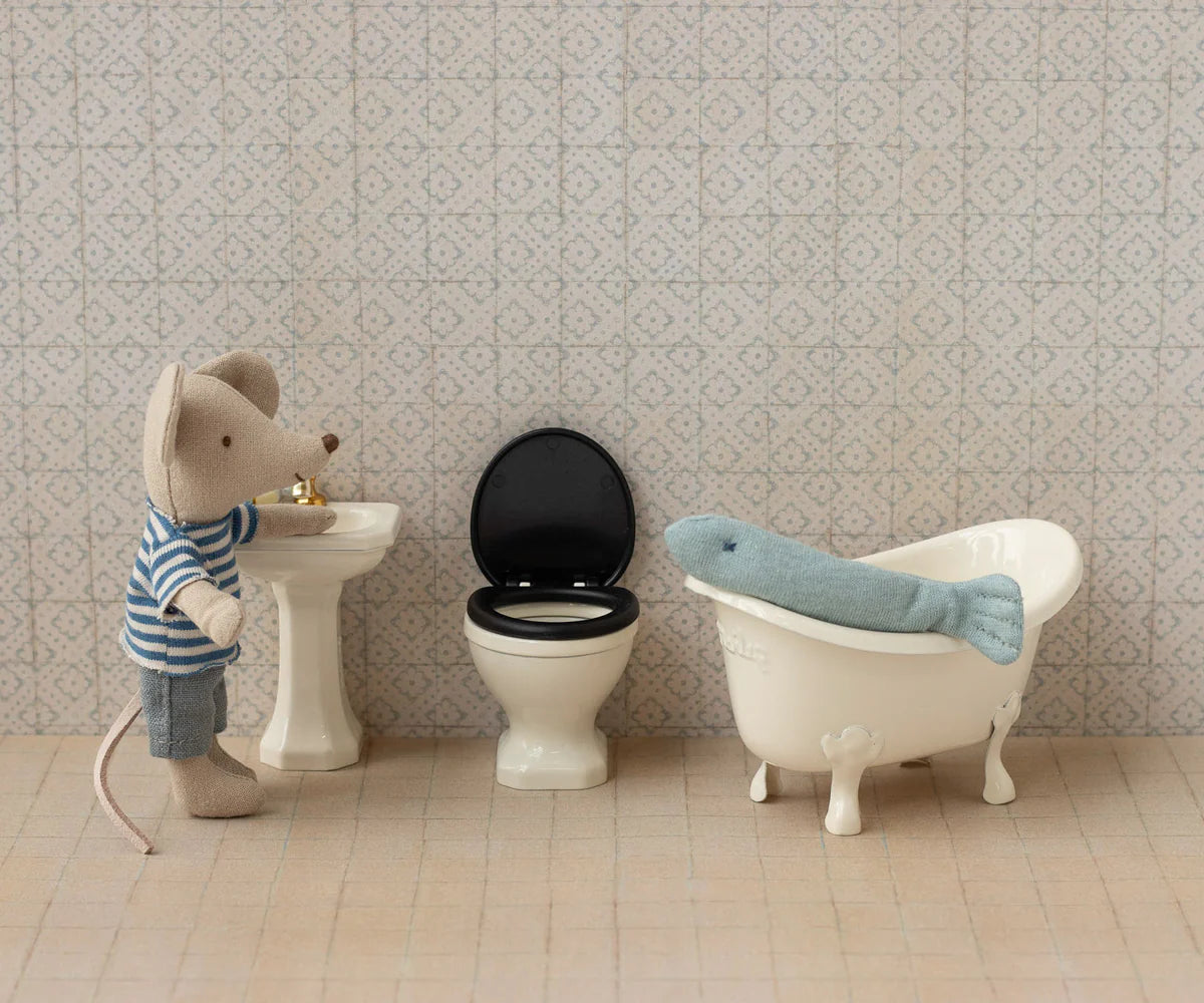 Water Closet, Mouse - Off White | Maileg