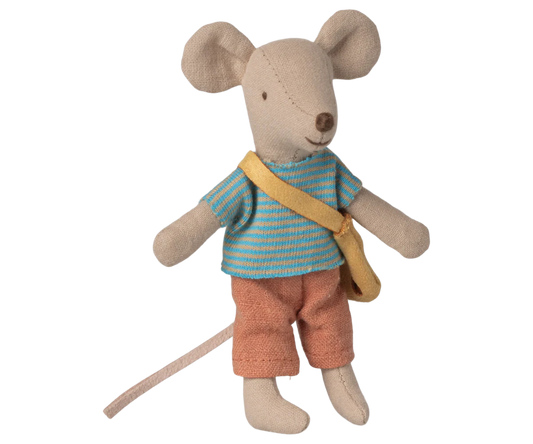 Little Brother Mouse with Bag | Maileg