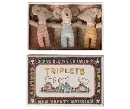 Baby Triplets in a Match Box | Maileg