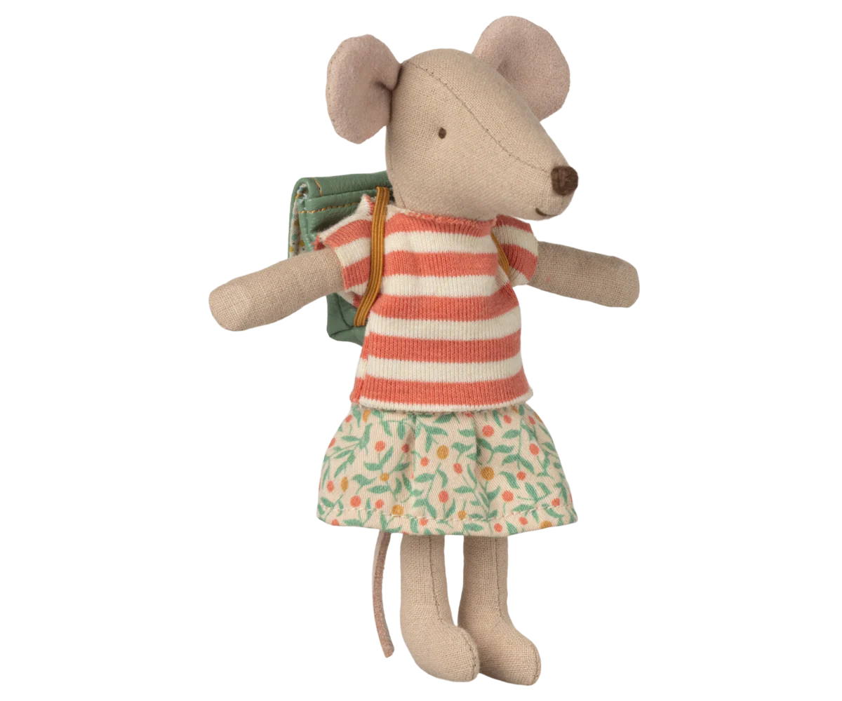 Tricycle Mouse - Big Sister Green | Maileg