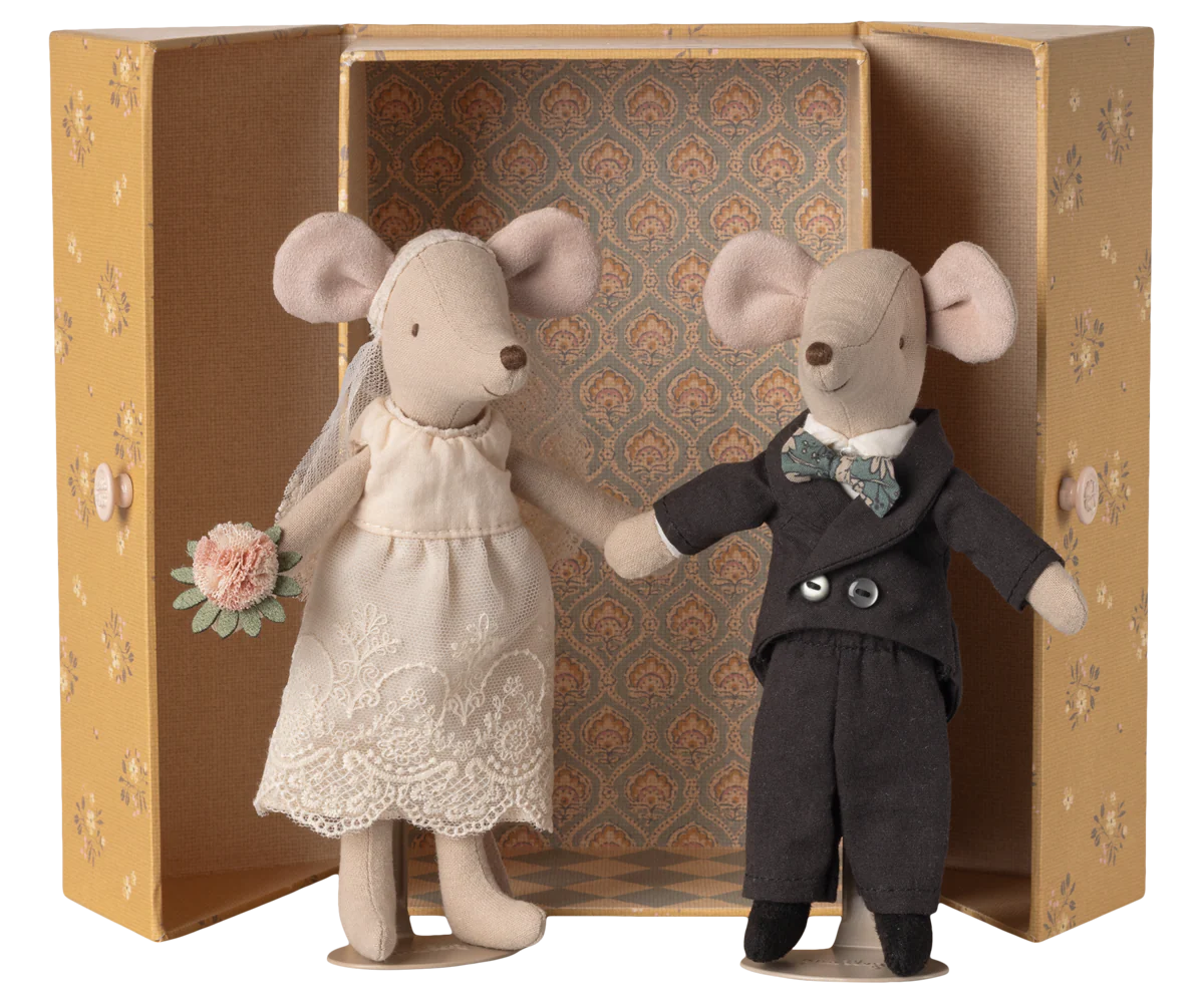 Wedding Mice Couple in a Box | Maileg