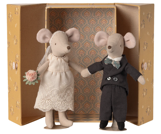 Wedding Mice Couple in a Box | Maileg